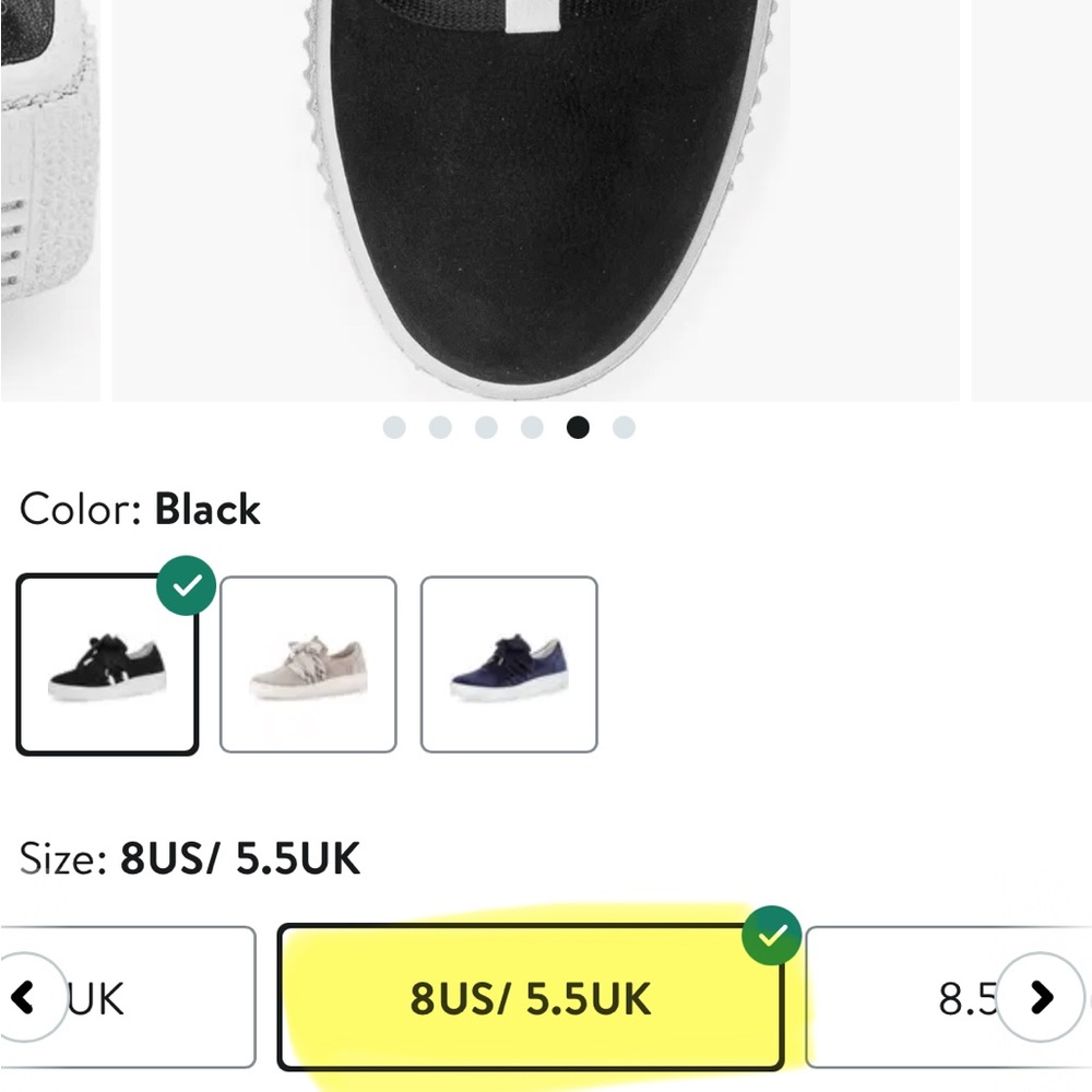 Gabor 43.333 Platform Sneaker US 8, UK 5.5 - Picture 7 of 7